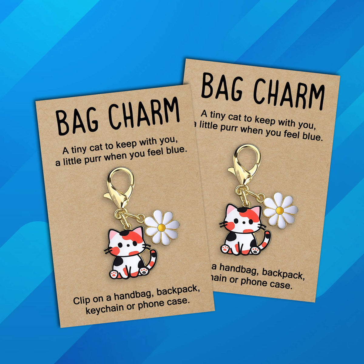 Coastal Creators of Connecticut. - Cat Bag Charms