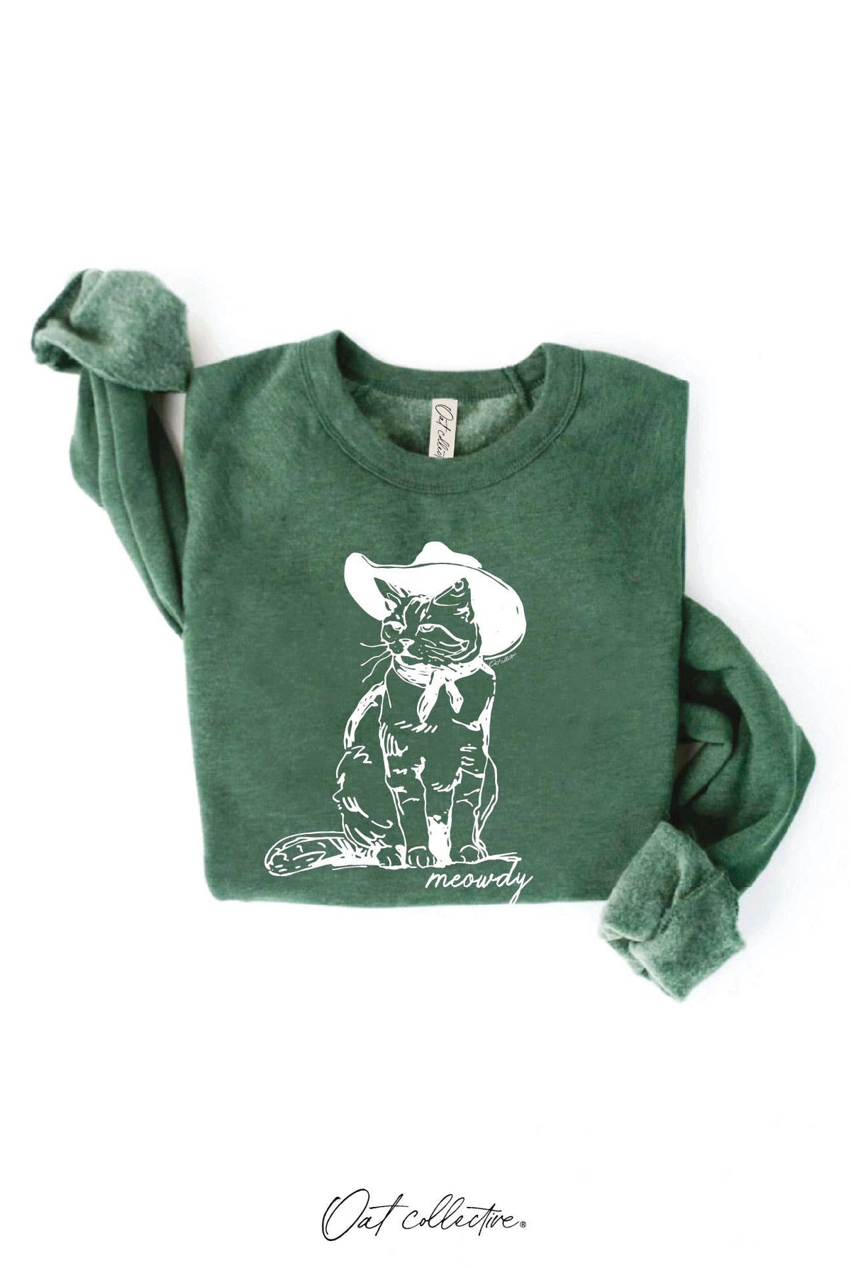 OAT COLLECTIVE - MEOWDY Graphic Sweatshirt