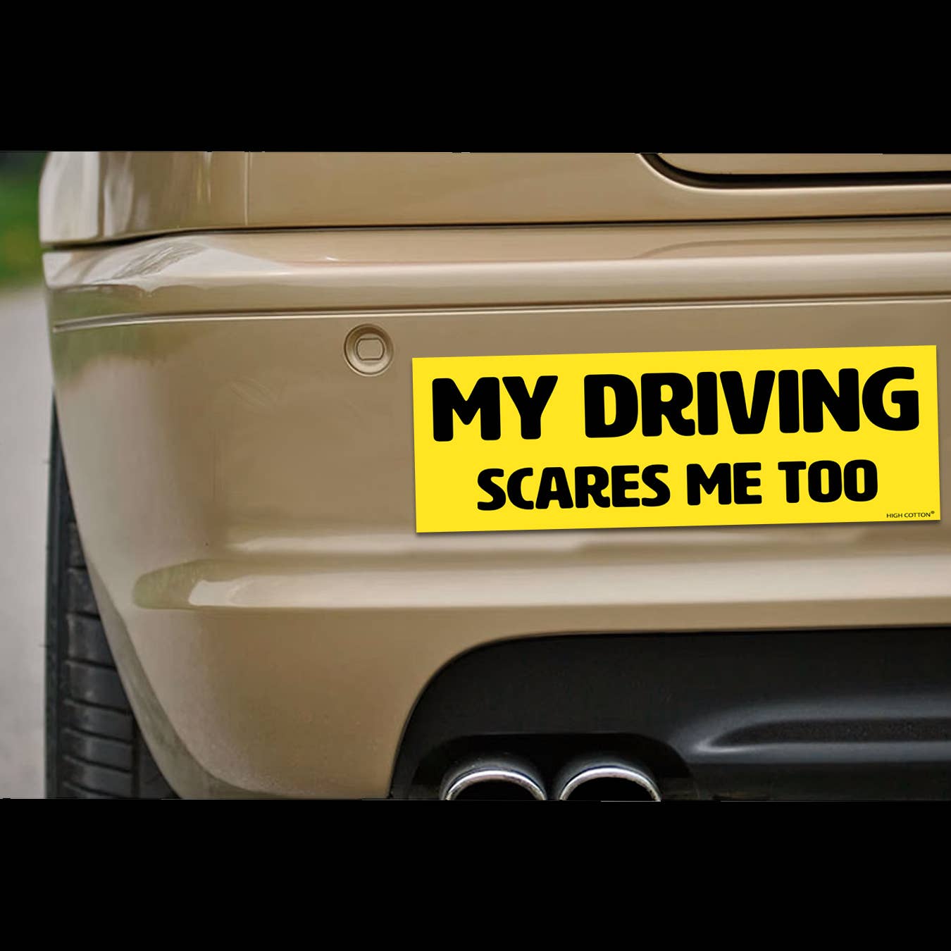High Cotton Gifts - My driving scares me too magnet