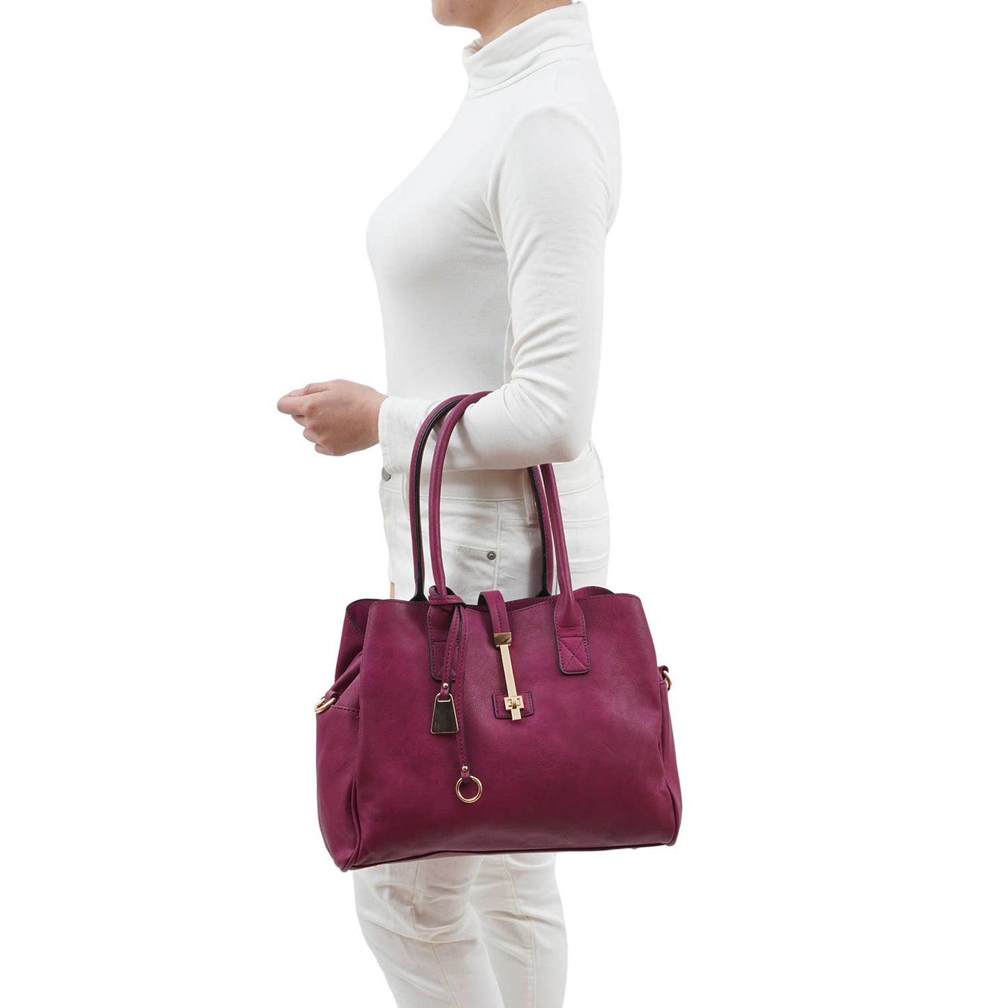 Mellow World - Jasmine Structured 3-Compartment Satchel