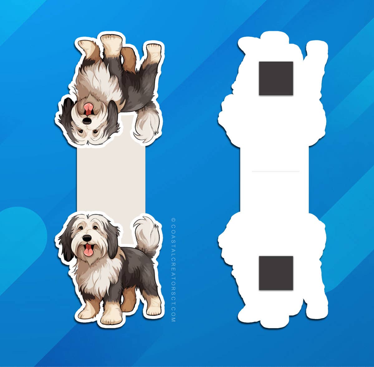 Coastal Creators of Connecticut - Gilmore Girls Sheepdog Magnetic Bookmark