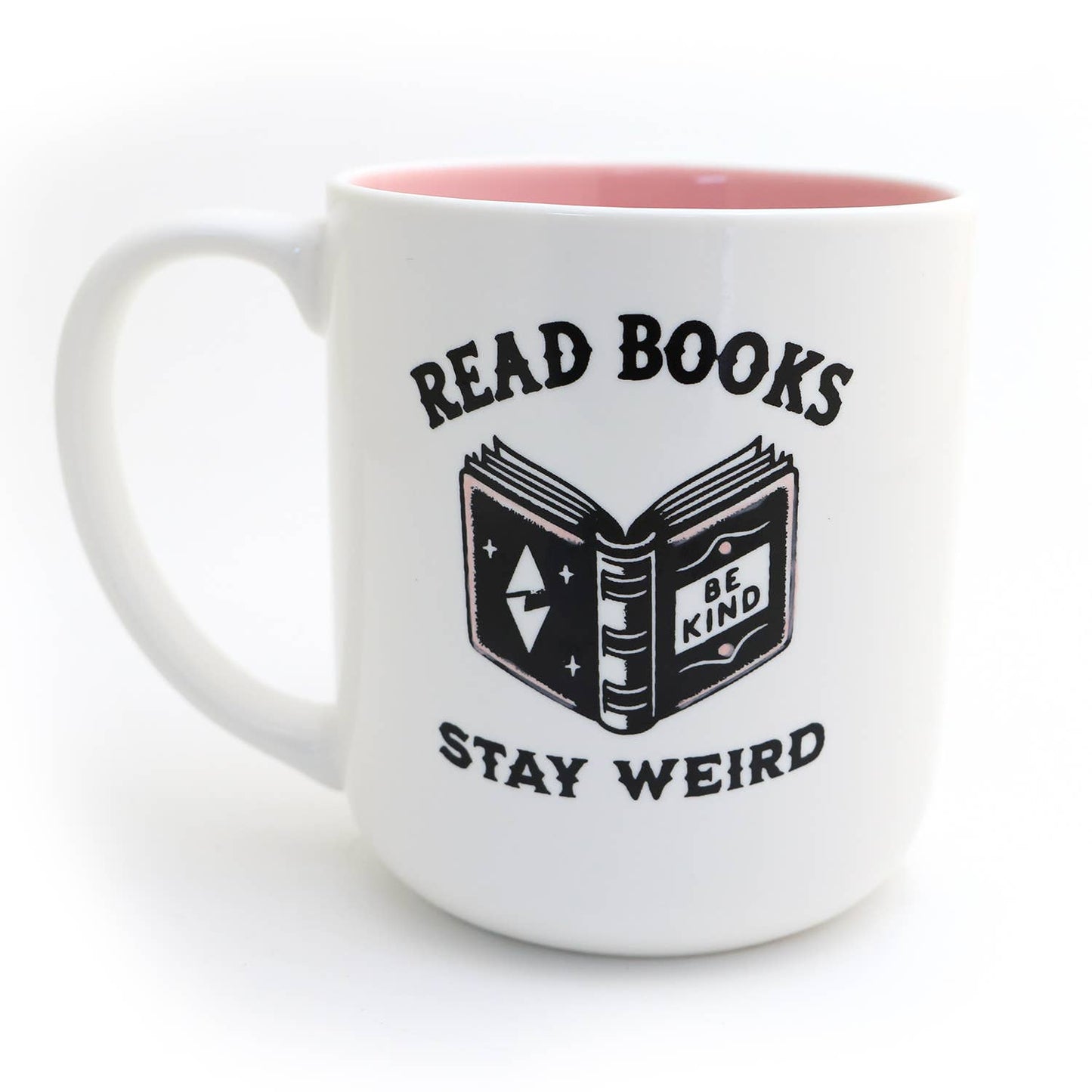 Lenny Mud - Weird Girls Club mug, reading books, Funny gift for reader