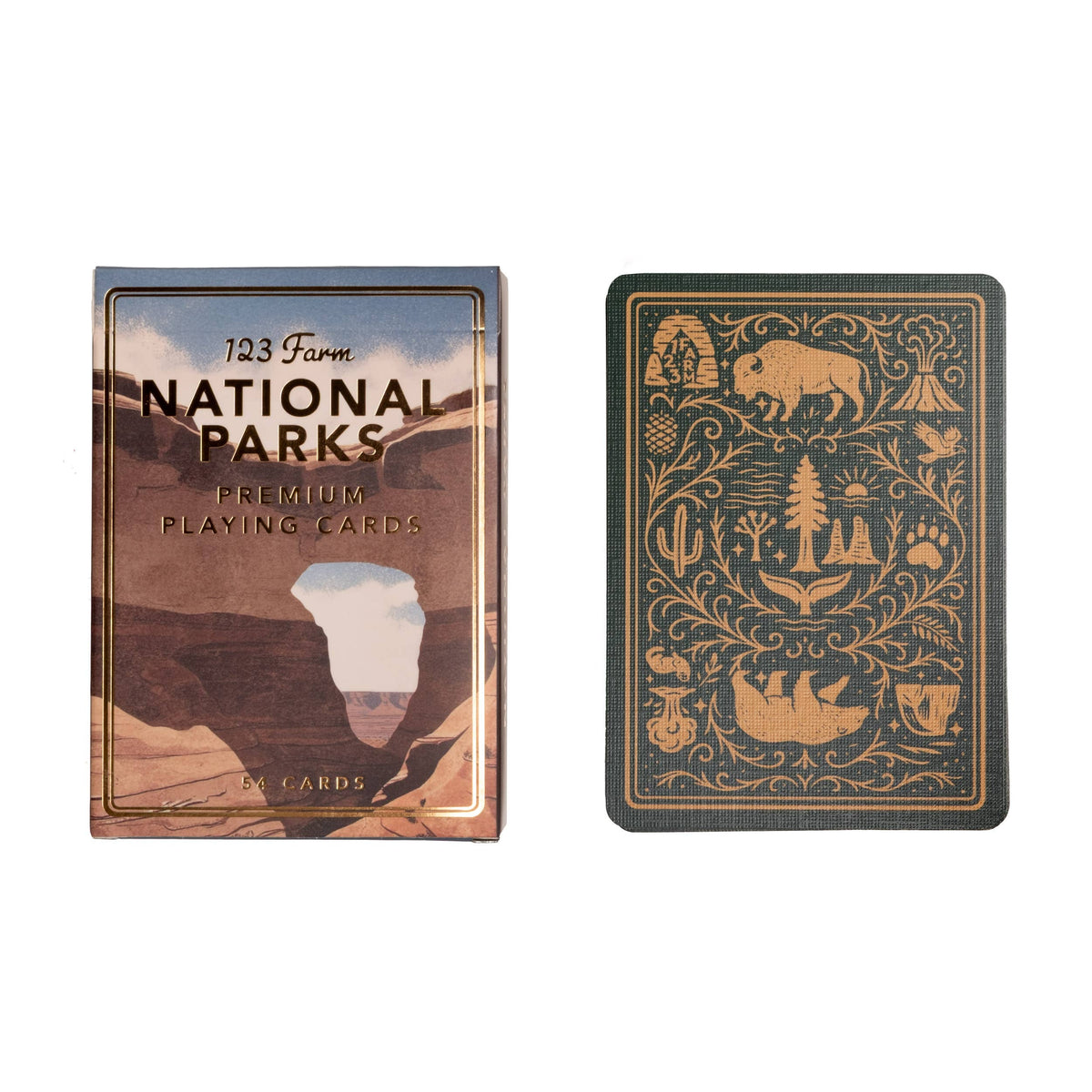 123 Farm - National Parks Illustrated Playing Cards
