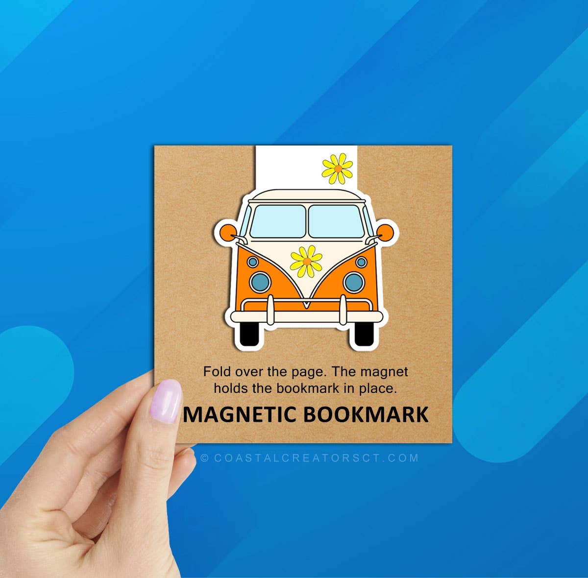 Coastal Creators of Connecticut - Gilmore Girls VW Bug Magnetic Bookmark