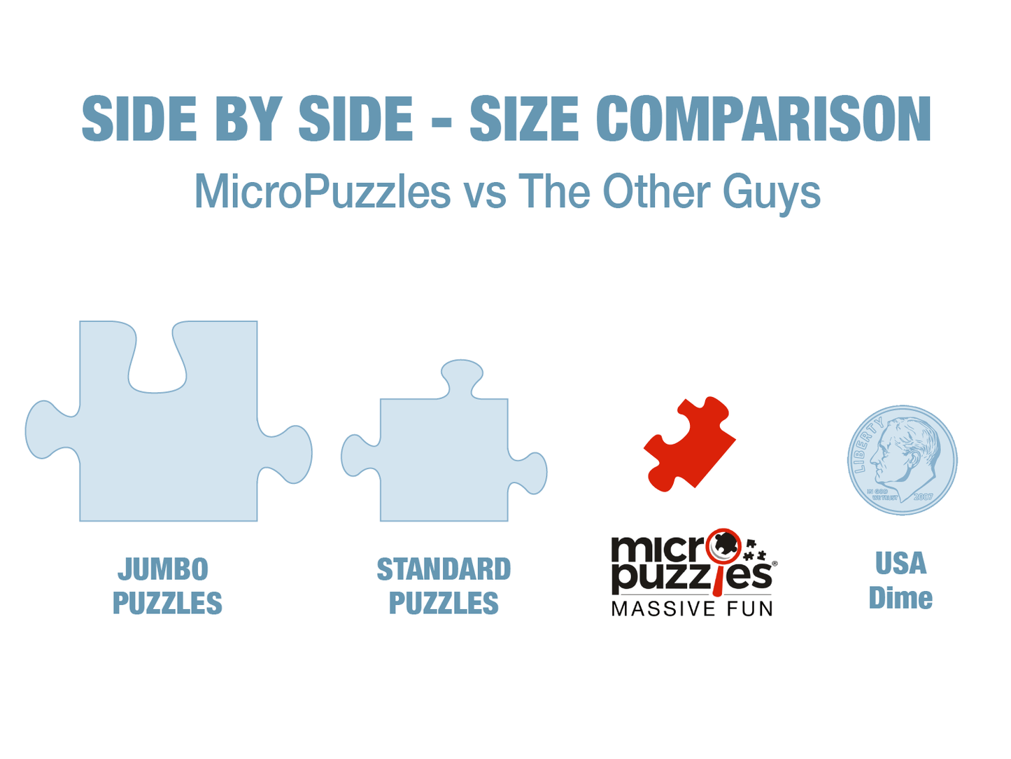 Micro Puzzles - Tall And Proud - Lion Giraffe Elephant Zoo Safari Africa