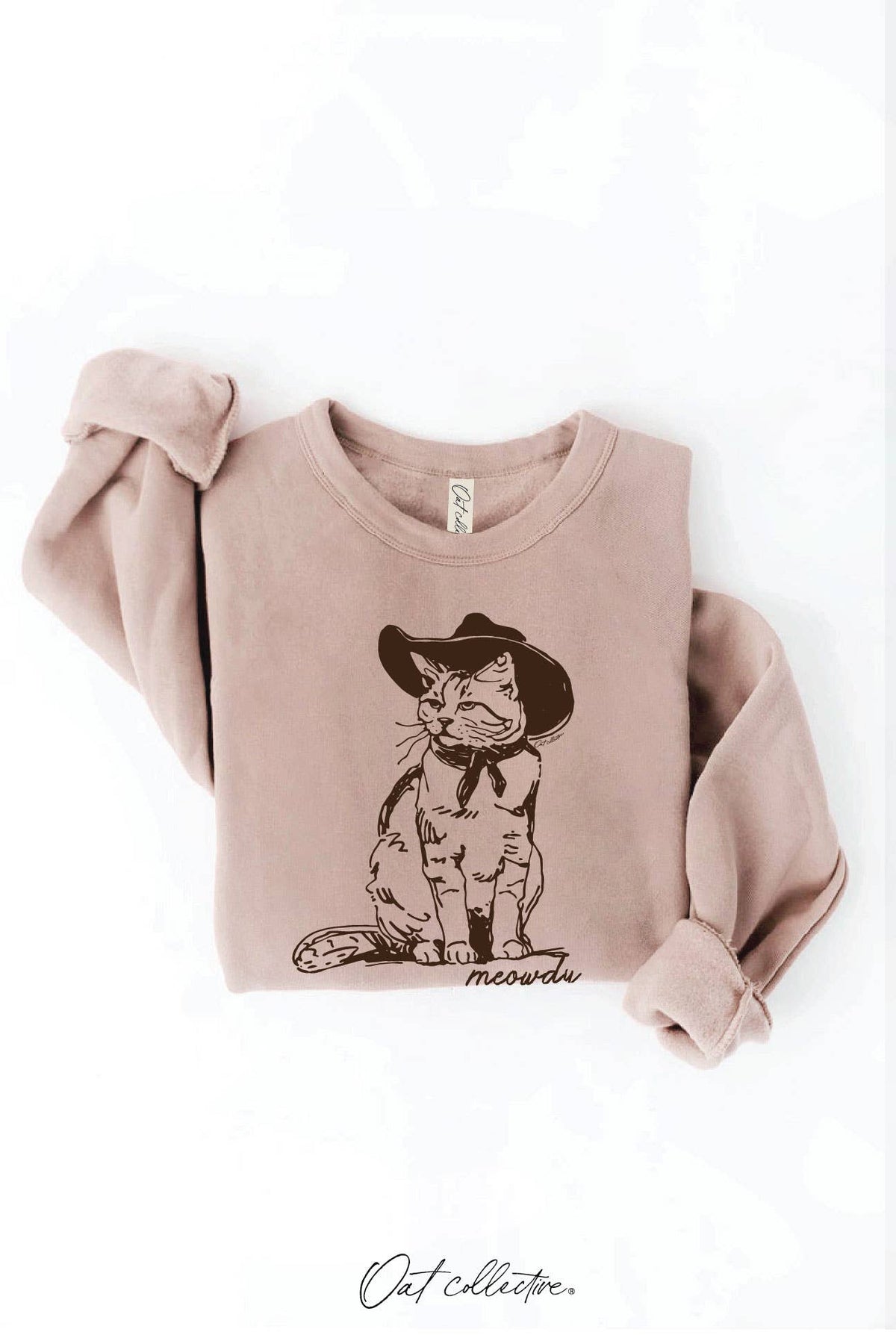 OAT COLLECTIVE - MEOWDY Graphic Sweatshirt