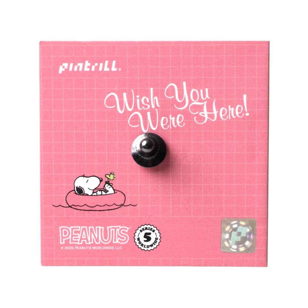 PINTRILL - Snoopy Skateboard Beach Pin