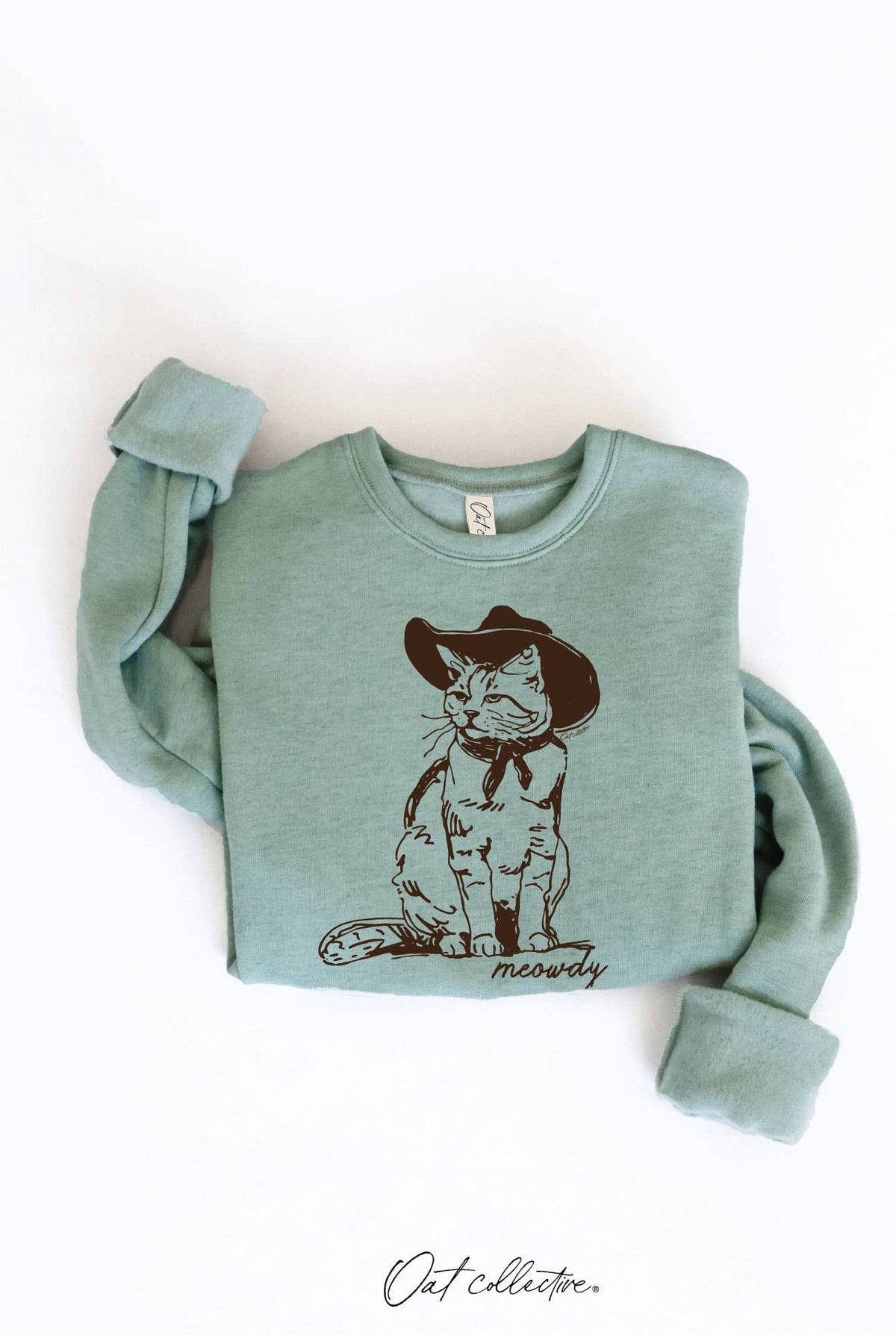 OAT COLLECTIVE - MEOWDY Graphic Sweatshirt