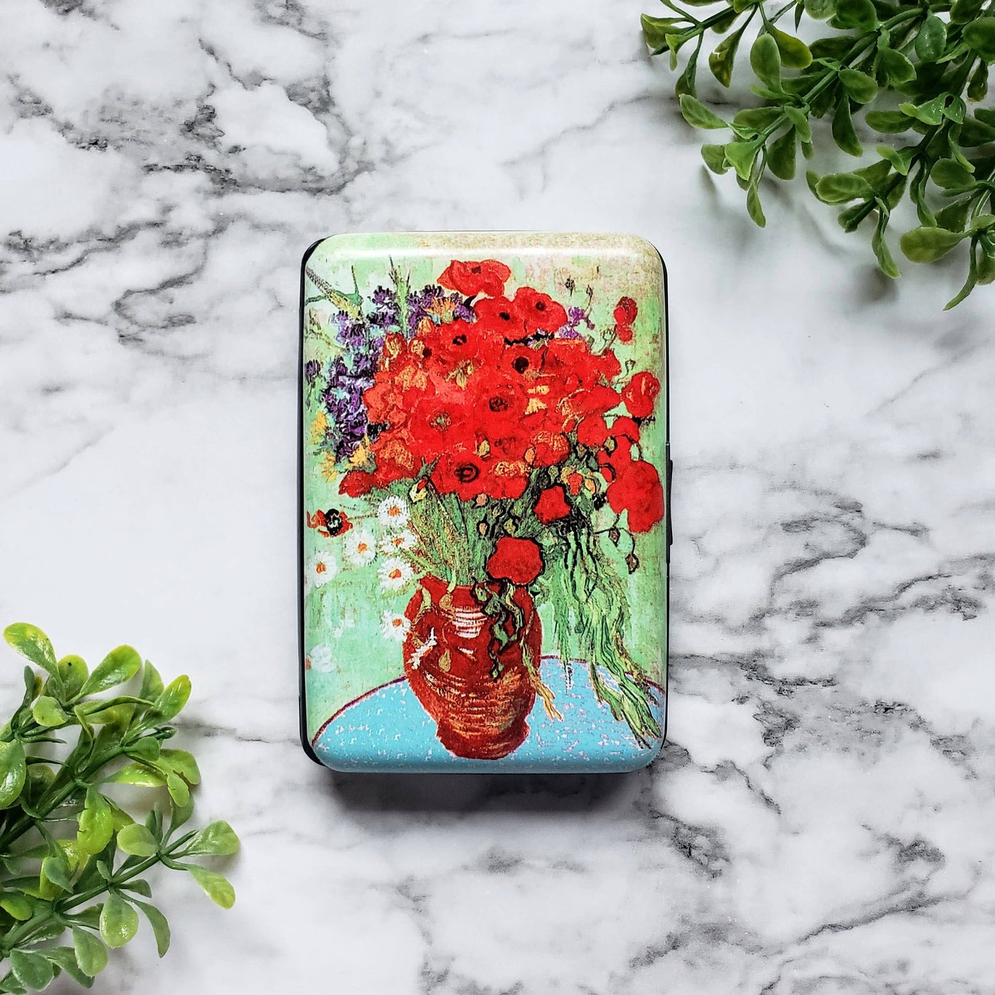 Monarque - Van Gogh - Daisies And Poppies Armored Wallet
