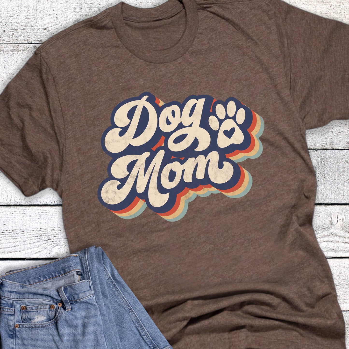 Dust and Roots - Retro Dog Mom Graphic Tee