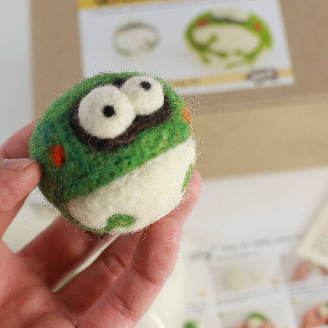 Woolbuddy - DIY Needle Felting Kit – Frog