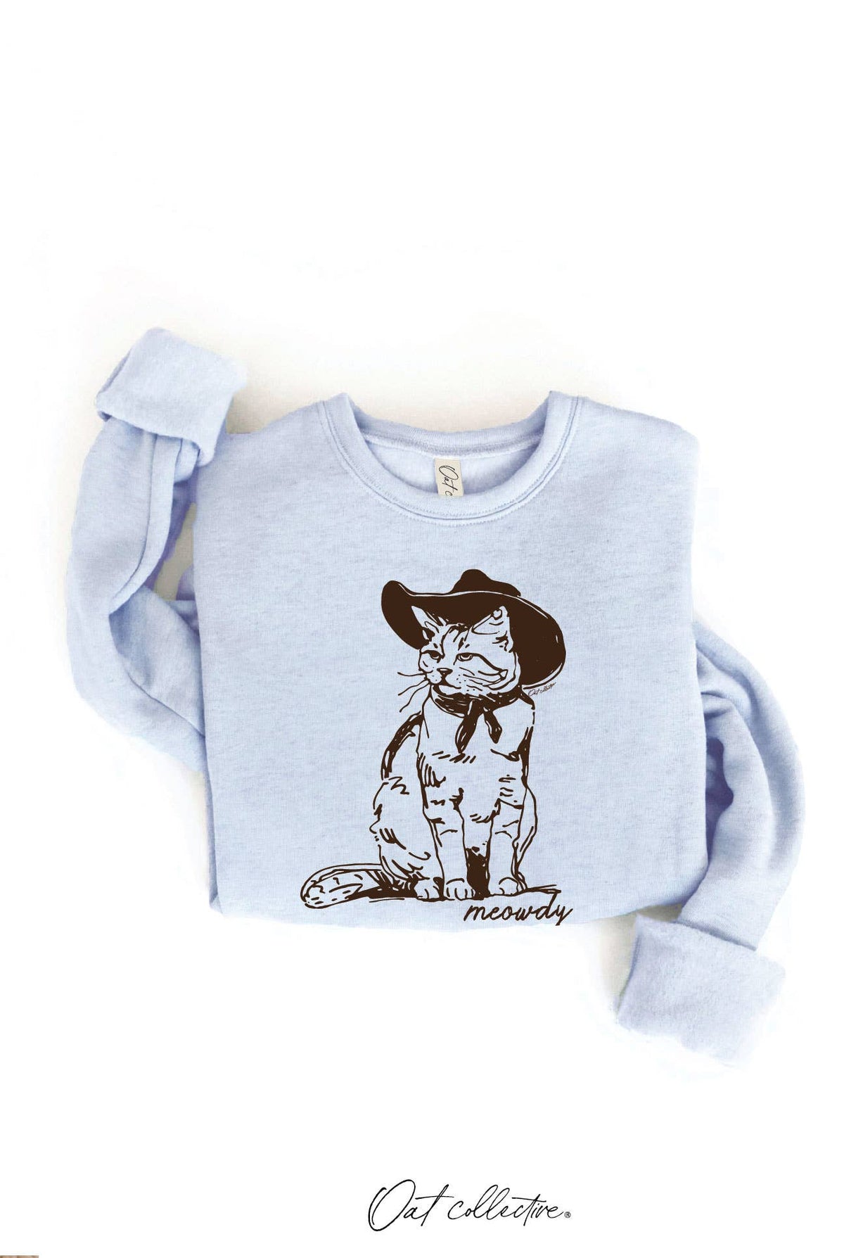 OAT COLLECTIVE - MEOWDY Graphic Sweatshirt