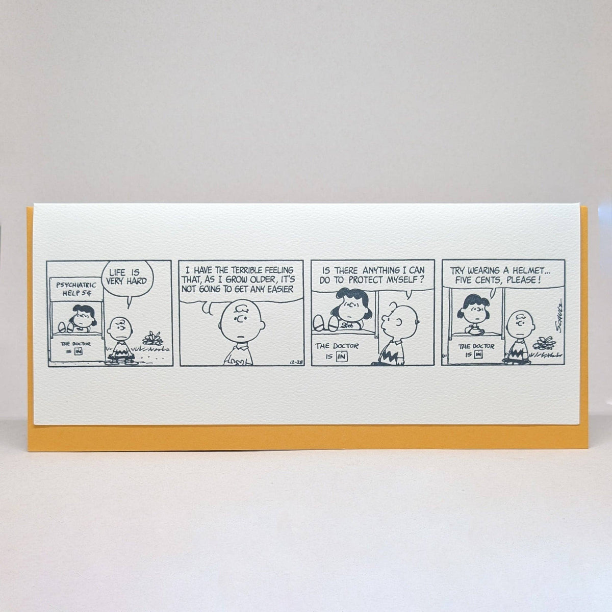 Big Wheel Press - Life is Very Hard - Peanuts