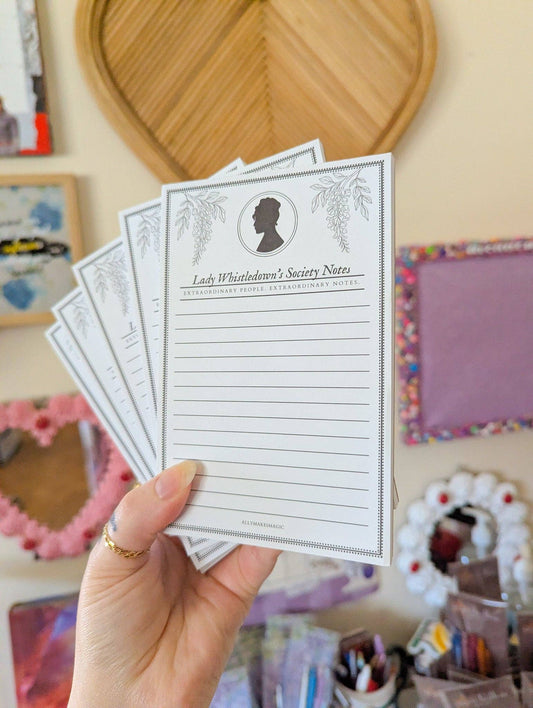 allymakesmagic - The Social Season Notepad