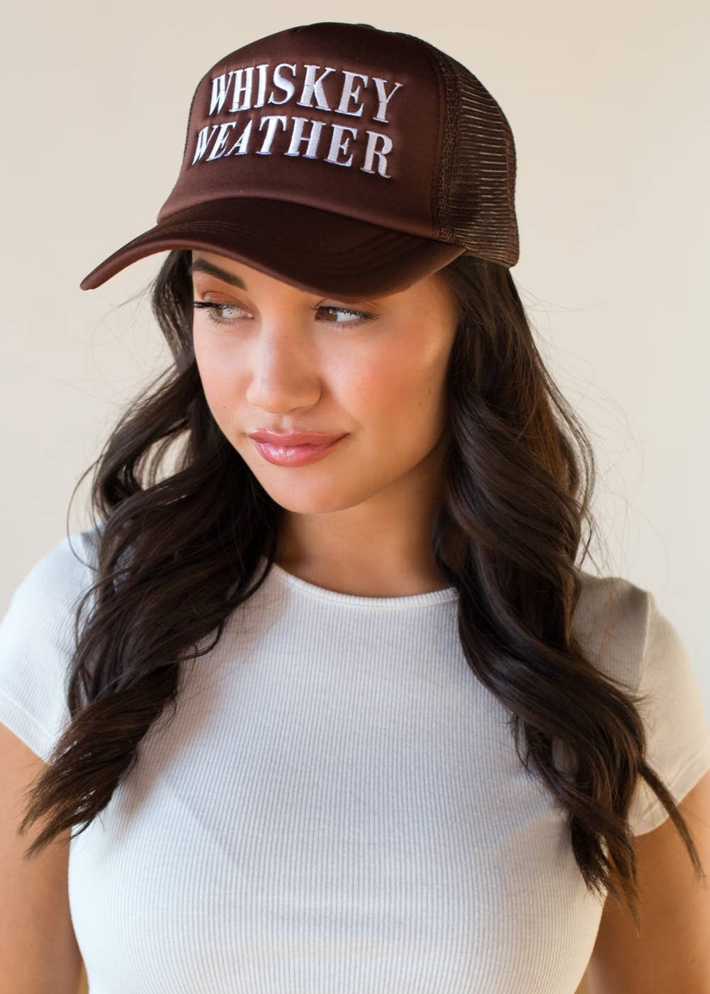 Panache Apparel Co. - Brown Whiskey Weather Trucker Hat
