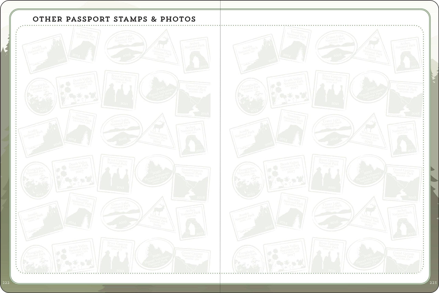 Peter Pauper Press - USA National Parks Journal & Passport Stamp Book