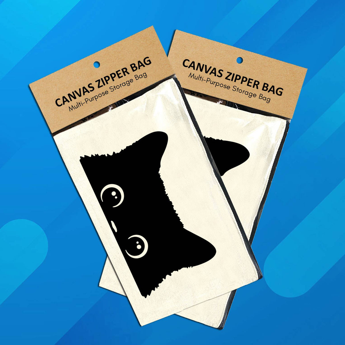 Coastal Creators of Connecticut - Peeking Cat Storage Bag