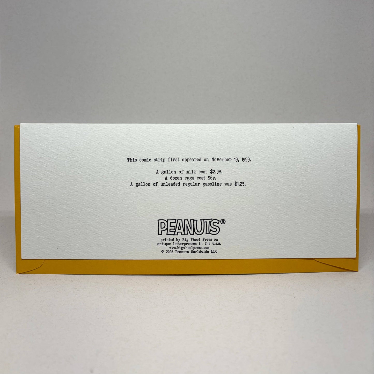 Big Wheel Press - Campout with Snoopy - Peanuts