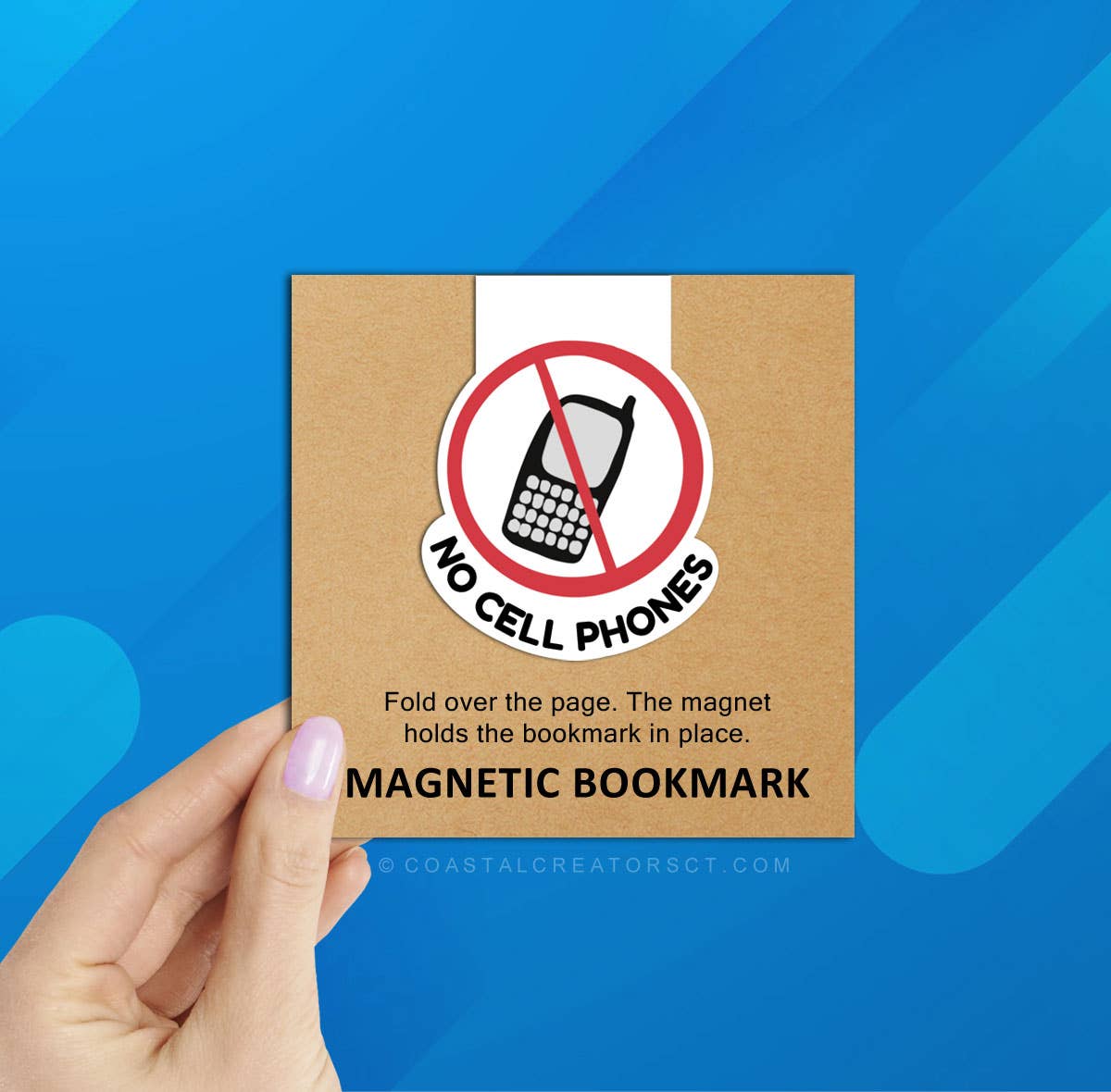 Coastal Creators of Connecticut - Gilmore Girls No Cell Phones Magnetic Bookmark