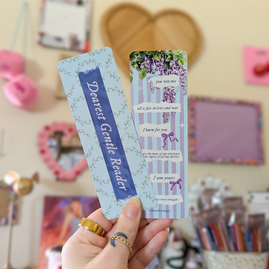 allymakesmagic - Dearest Gentle Reader Bookmark