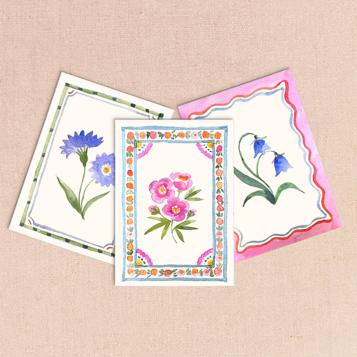 Antiquaria - Mini Watercolor Painting Kit: Flowers