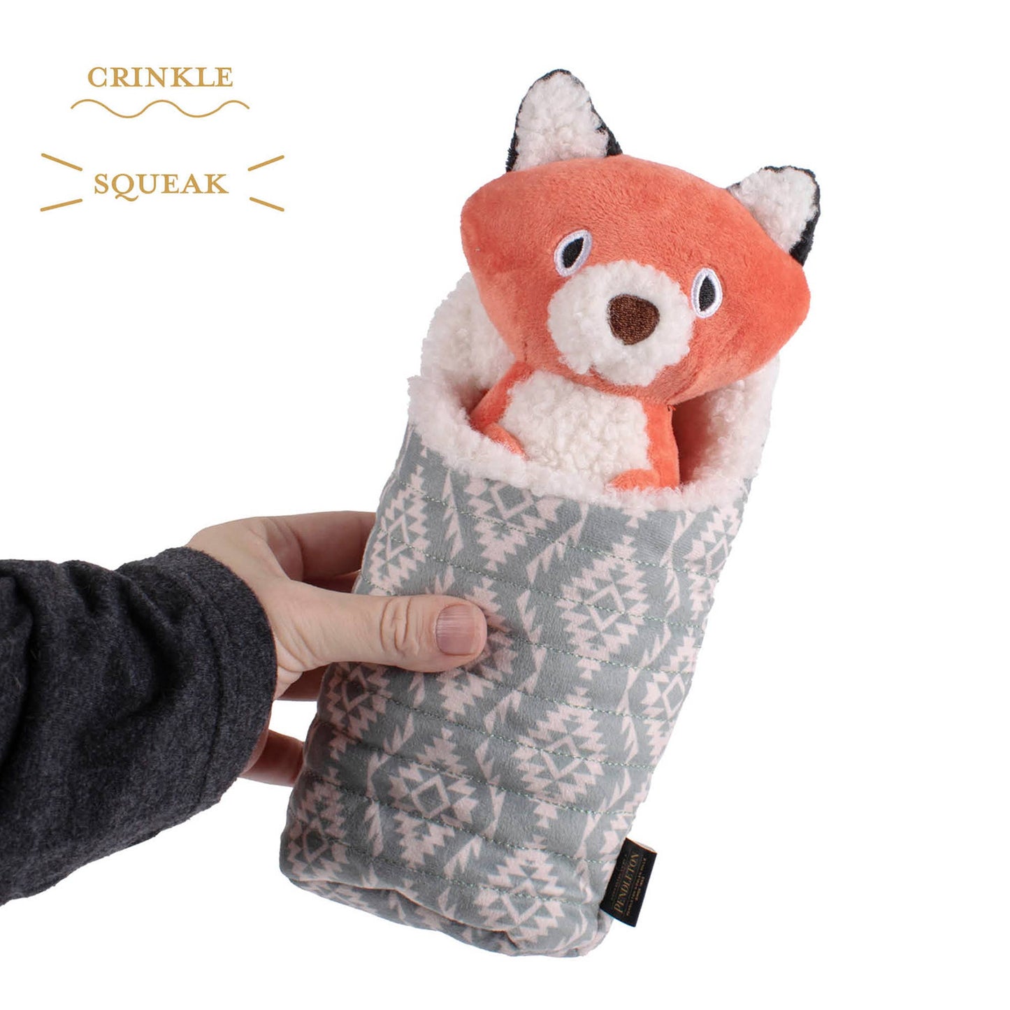 Carolina Pet Company - Pendleton Camp Pal Plush Dog Toy - Fox