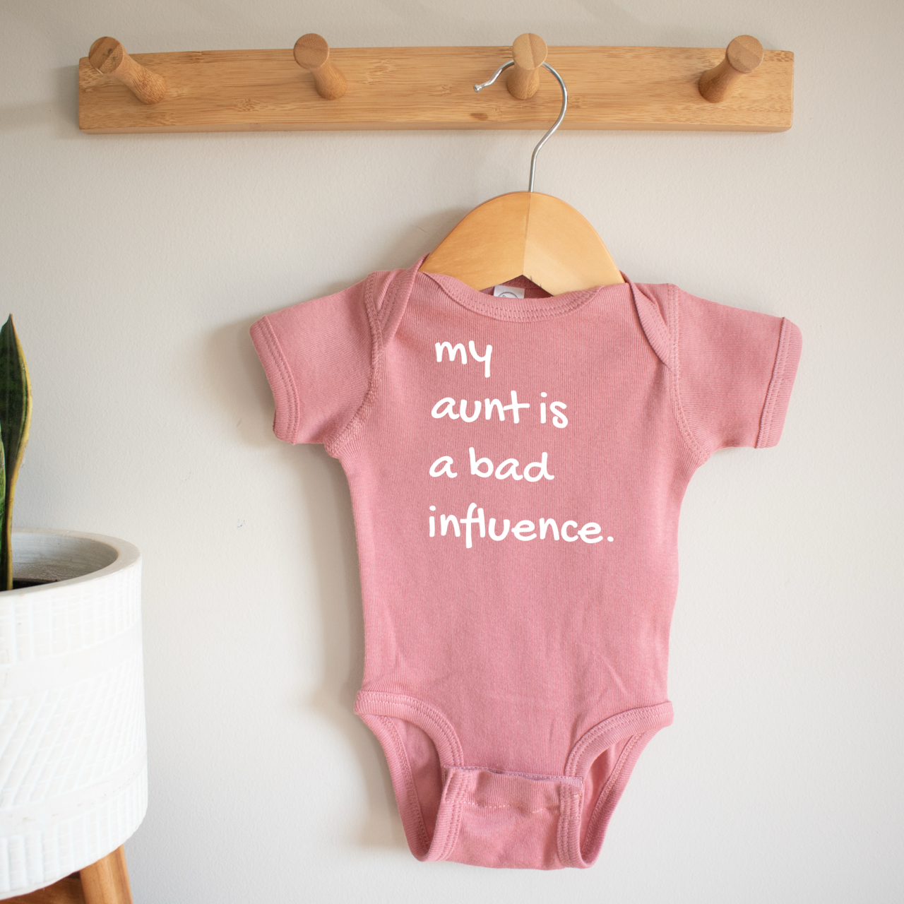 dkhandmade - My Aunt is Bad Influence Onesie