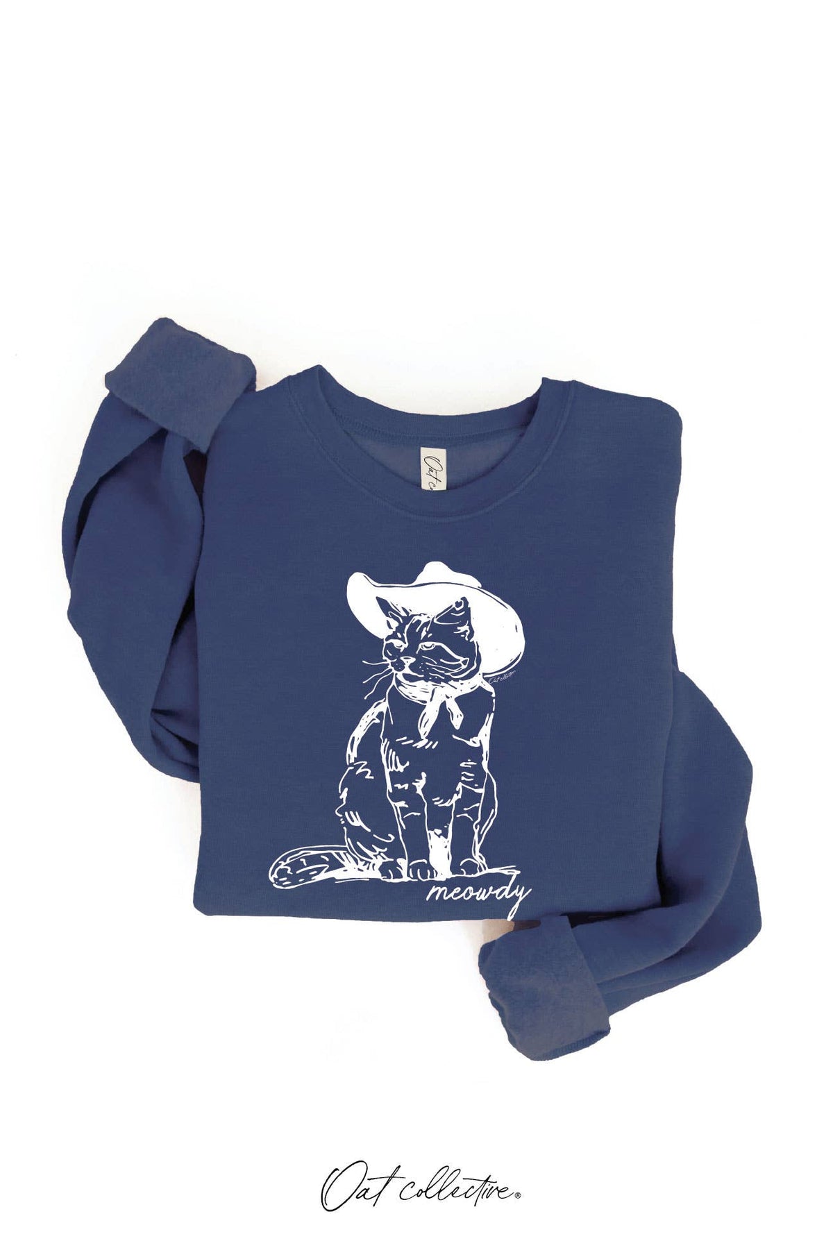 OAT COLLECTIVE - MEOWDY Graphic Sweatshirt