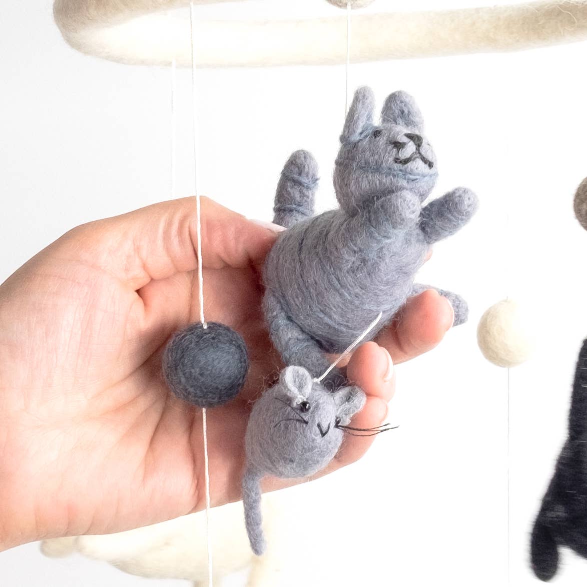 The Winding Road - Baby Mobile - Cat and Mouse