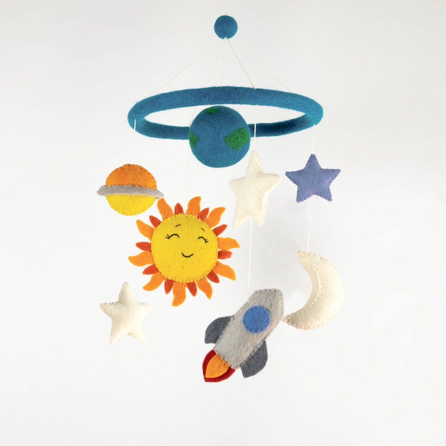 The Winding Road - Baby Mobile - Planets and Space