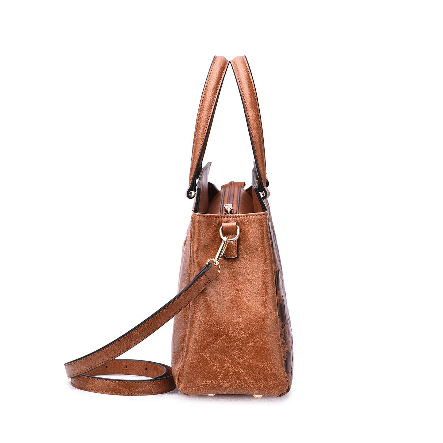 Mellow World - Salome 3D Embossed Floral Satchel
