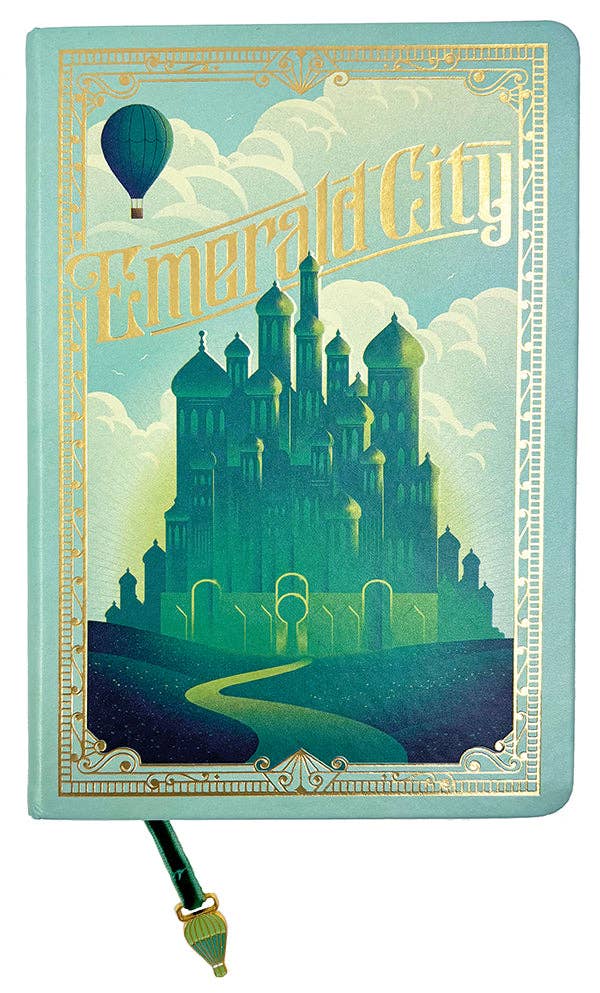 Insight Editions - Wicked: Emerald City Journal with Ribbon Charm