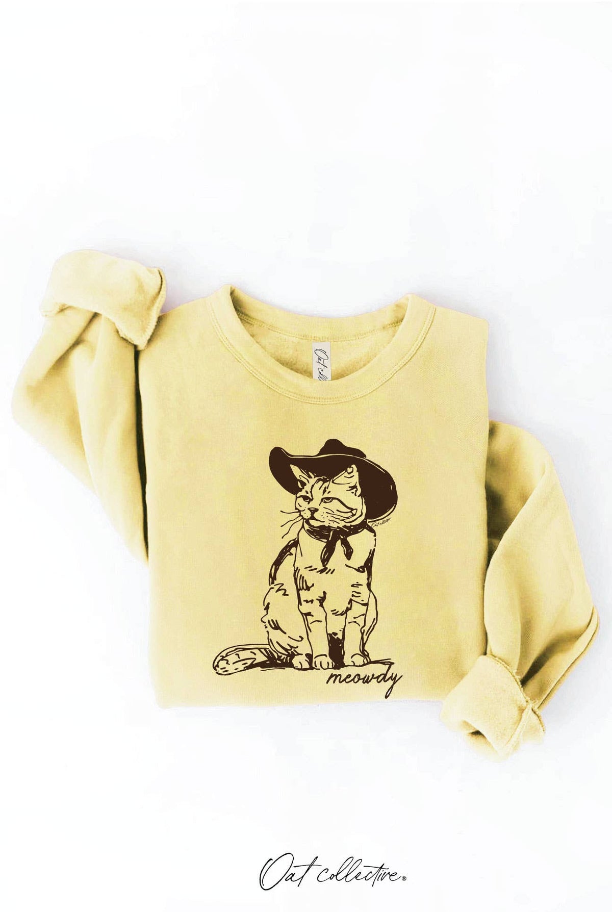 OAT COLLECTIVE - MEOWDY Graphic Sweatshirt