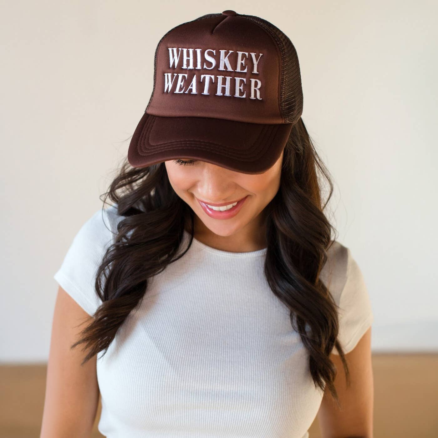 Panache Apparel Co. - Brown Whiskey Weather Trucker Hat