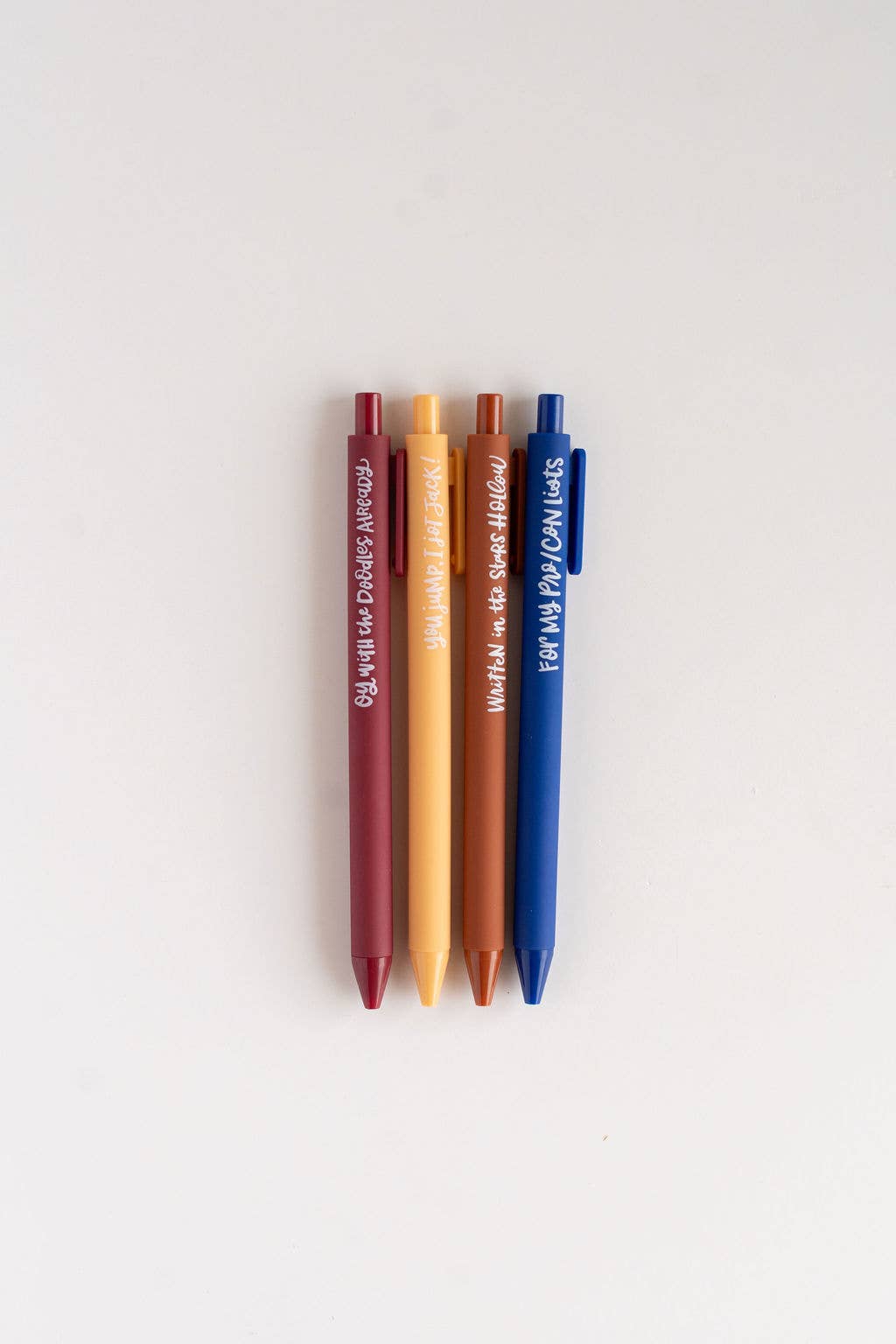 NatterDoodle - Stars Hollow Nostalgia Jotter Gel Pen Set of 4