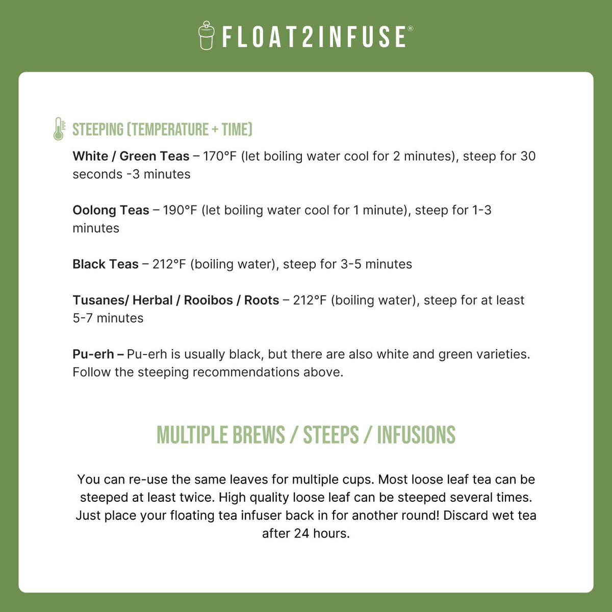 Float2infuse Tea Infuser - Mom & Baby Otter | Floating Tea Infuser | Green Base | Brown