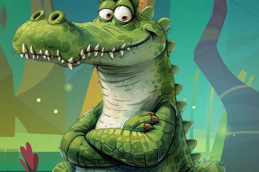 Micro Puzzles - See You Later Alligator - Crocodile Zoo Gardens Mini Puzzle