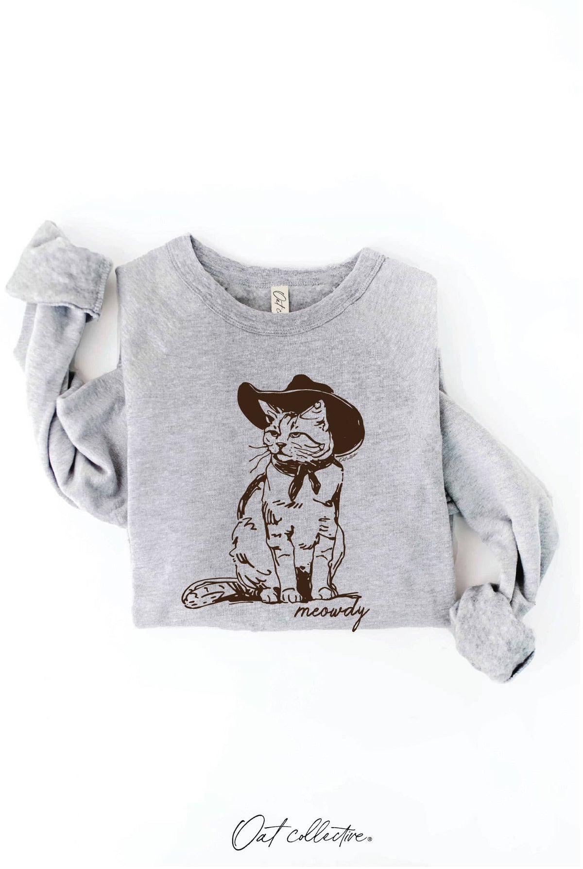 OAT COLLECTIVE - MEOWDY Graphic Sweatshirt
