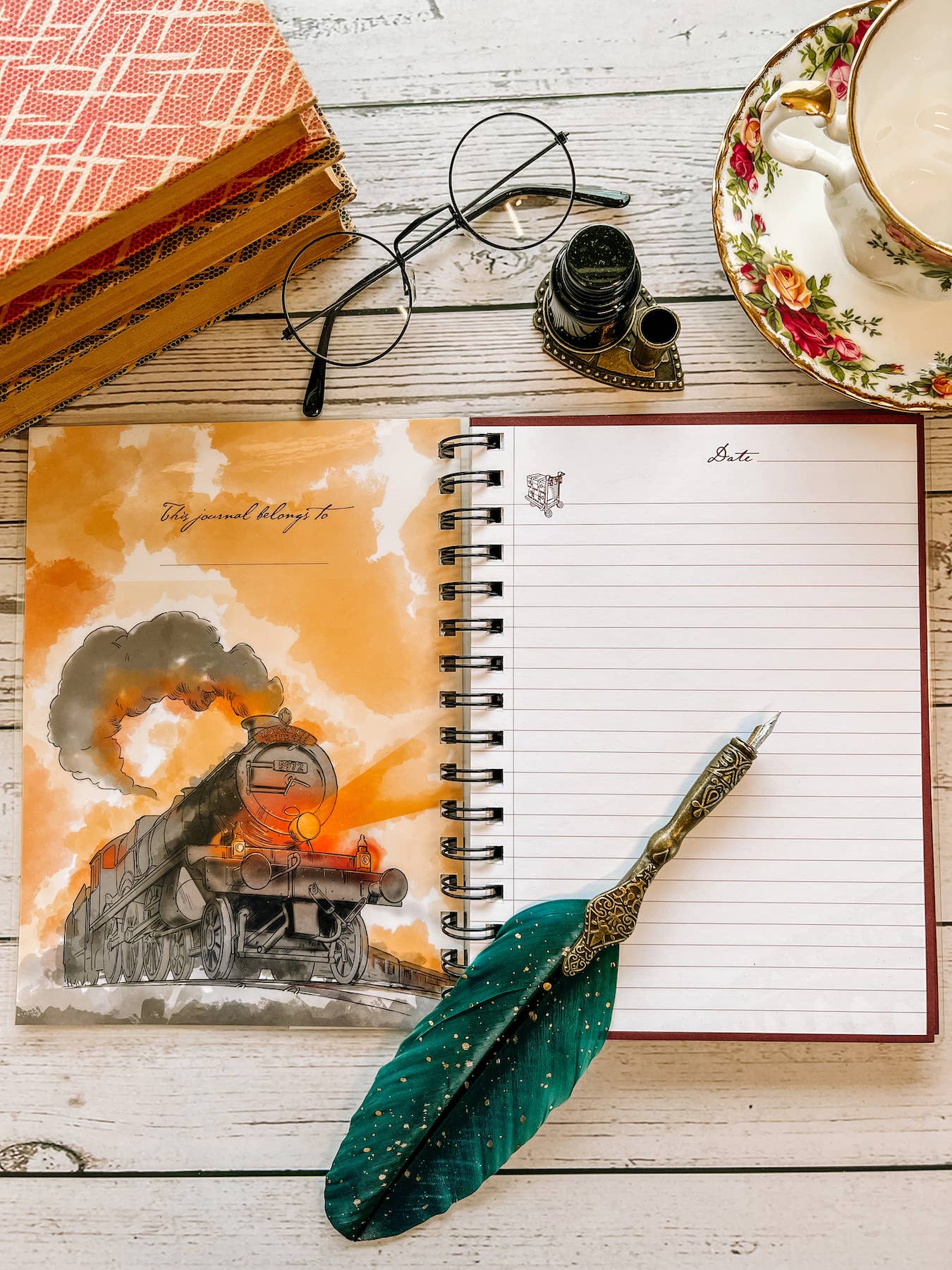 Conquest Journals - Harry Potter Hogwarts Express Spiral Lined Notebook