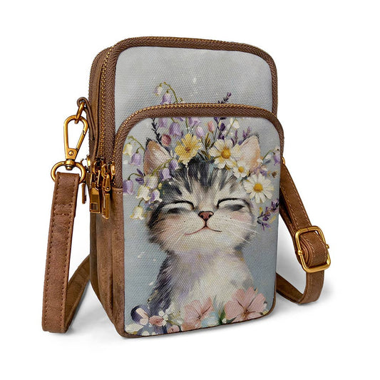 ANNGOTI - Charming Kitten Crossbody Bag