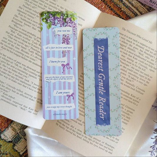 allymakesmagic - Dearest Gentle Reader Bookmark