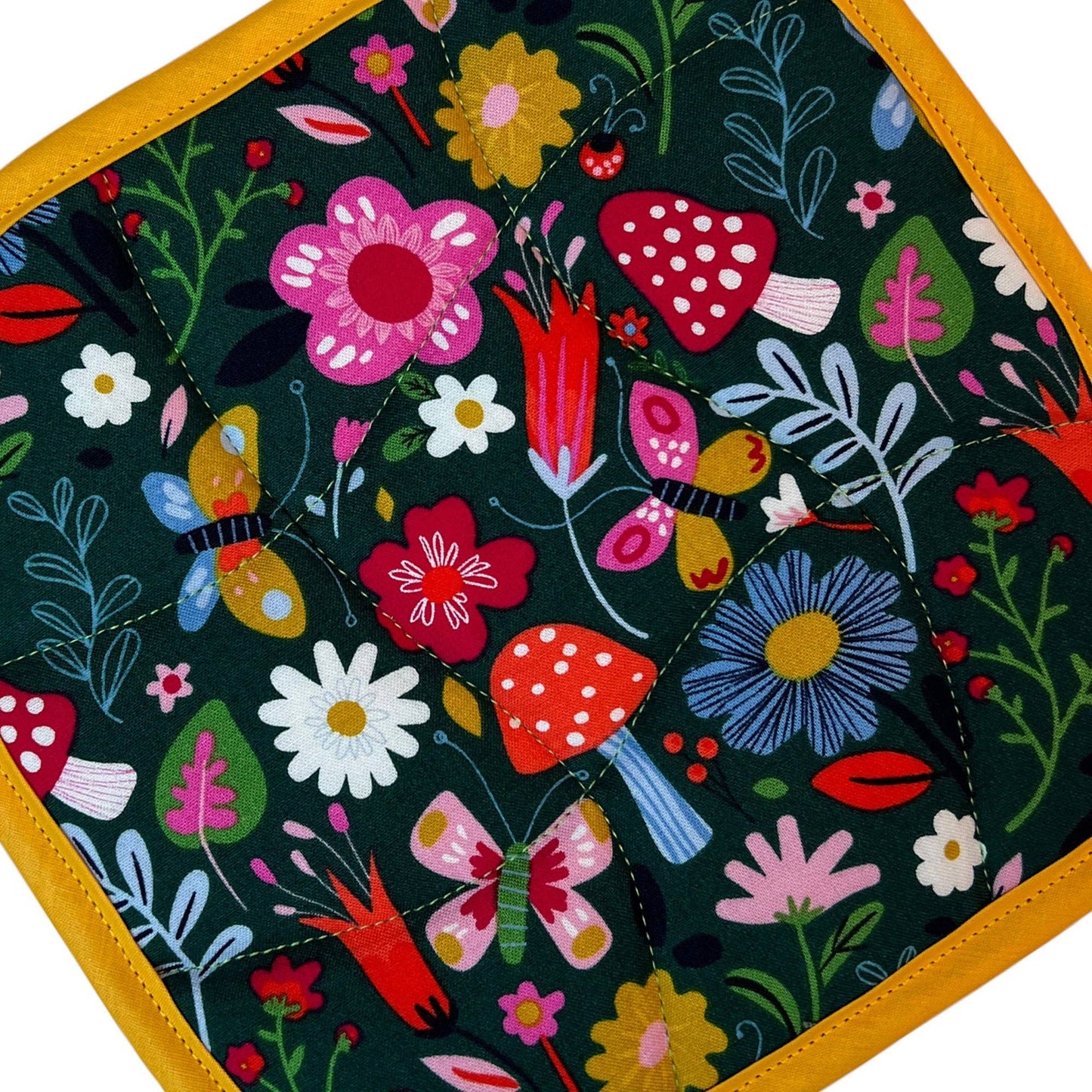 Collisionware - Floral Mushroom Pot Holder