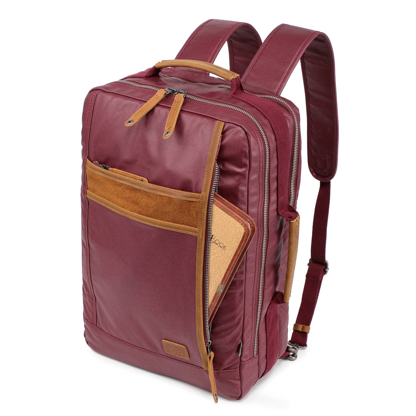 TSD Brand - Madrone Coated Canvas Backpack