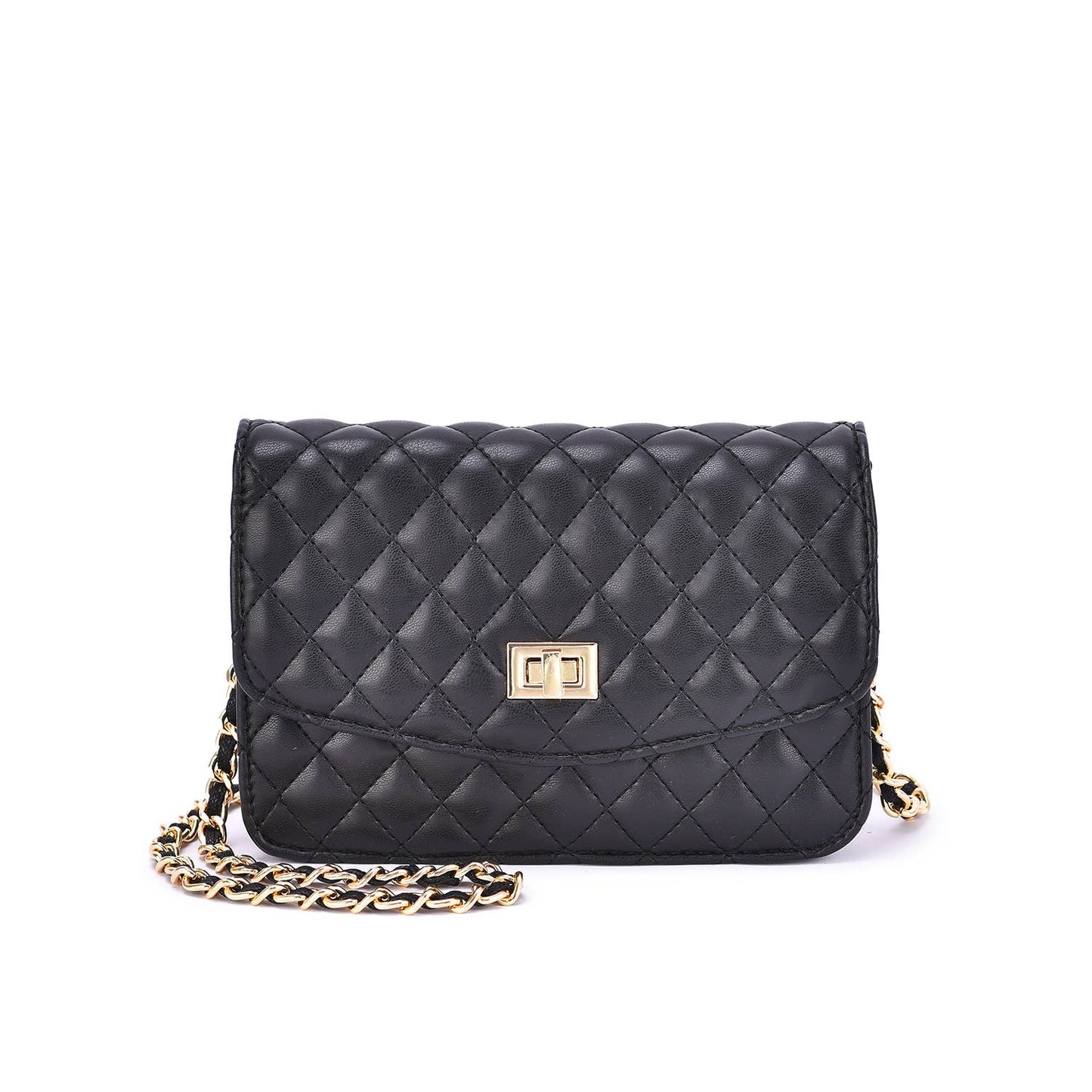 Mellow World - Amanda Quilted Crossbody Clutch