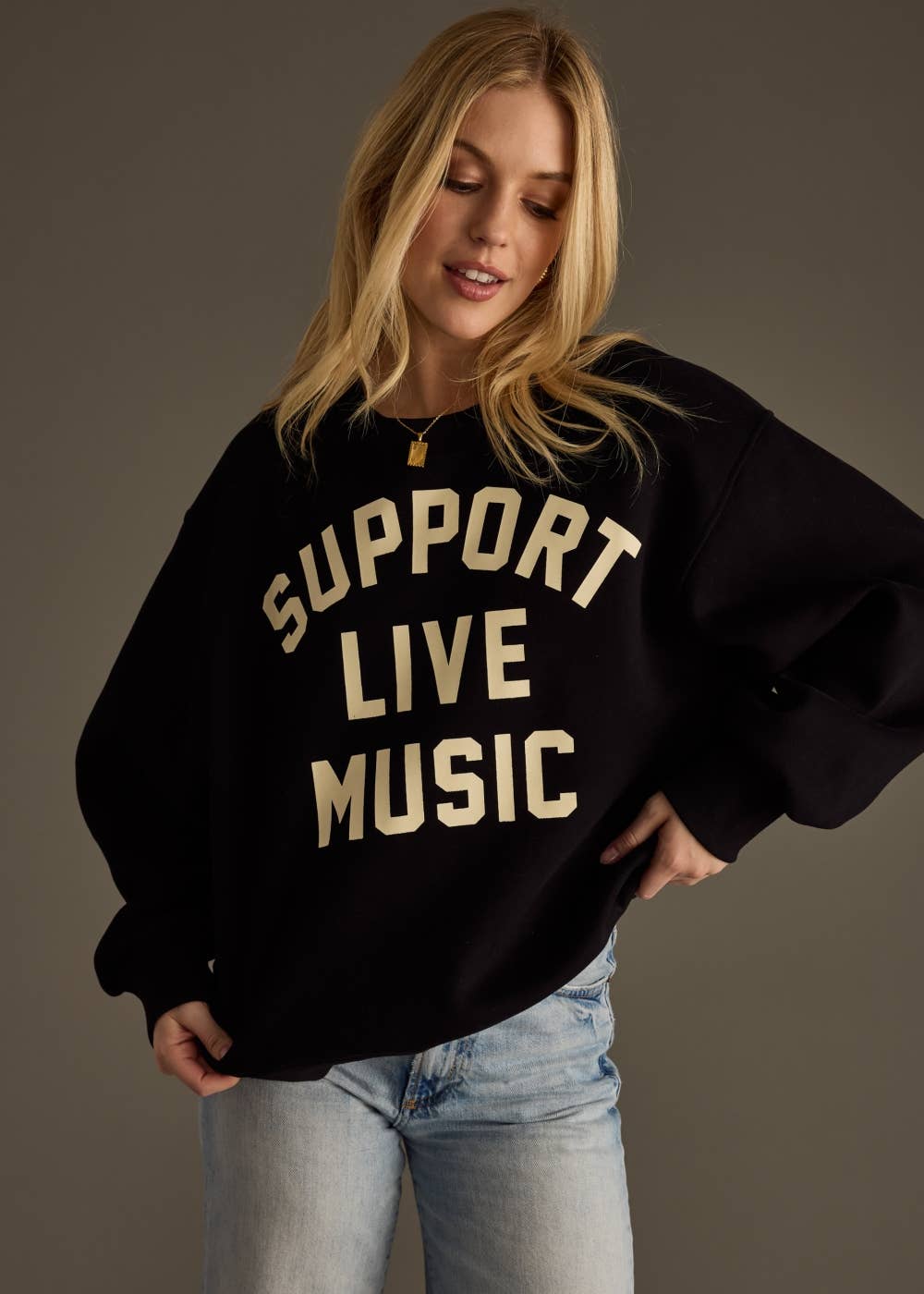 Panache Apparel Co. - Support Live Music Sweatshirt