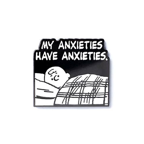 PINTRILL - PEANUTS - Anxieties Have Anxieties Pin
