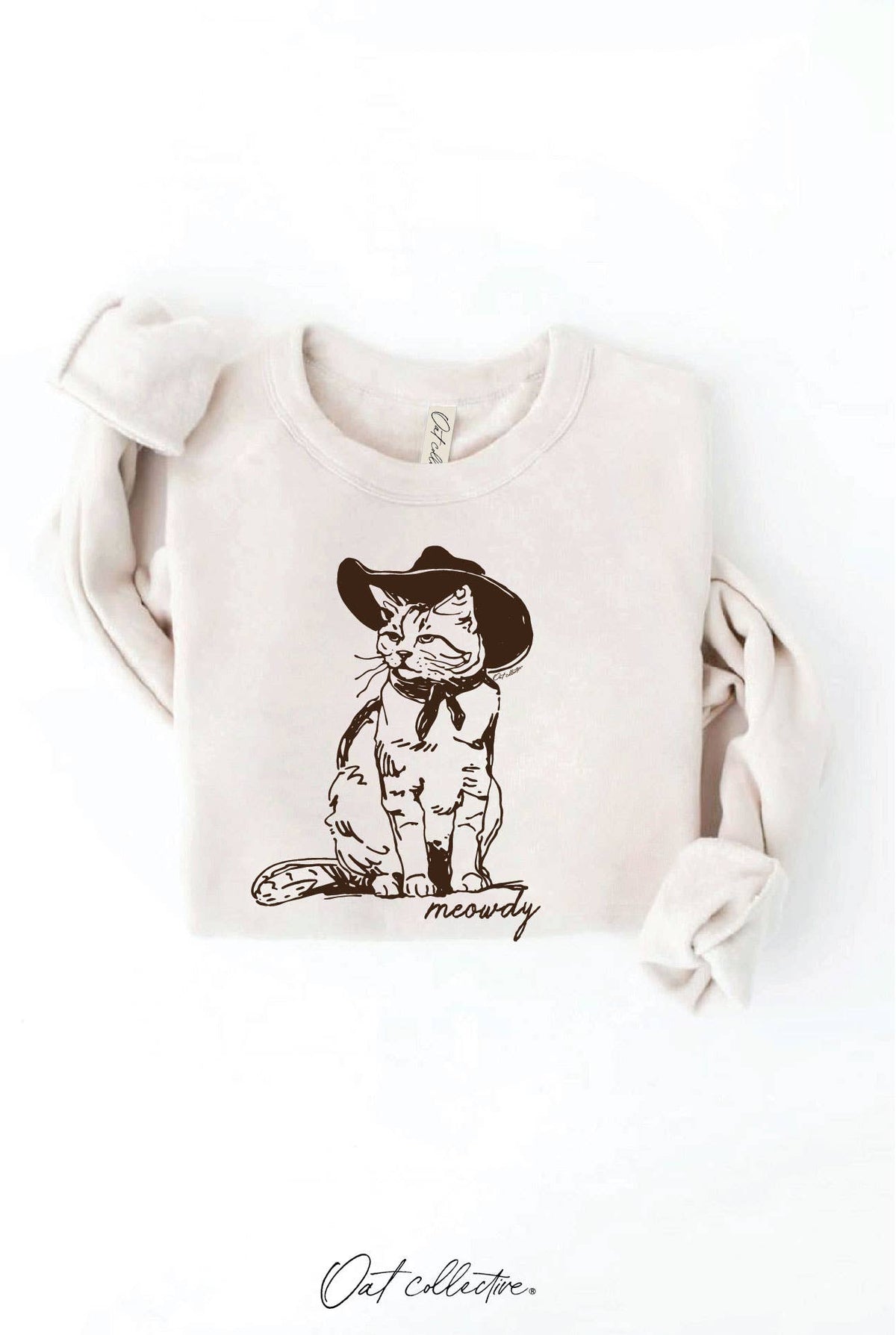 OAT COLLECTIVE - MEOWDY Graphic Sweatshirt