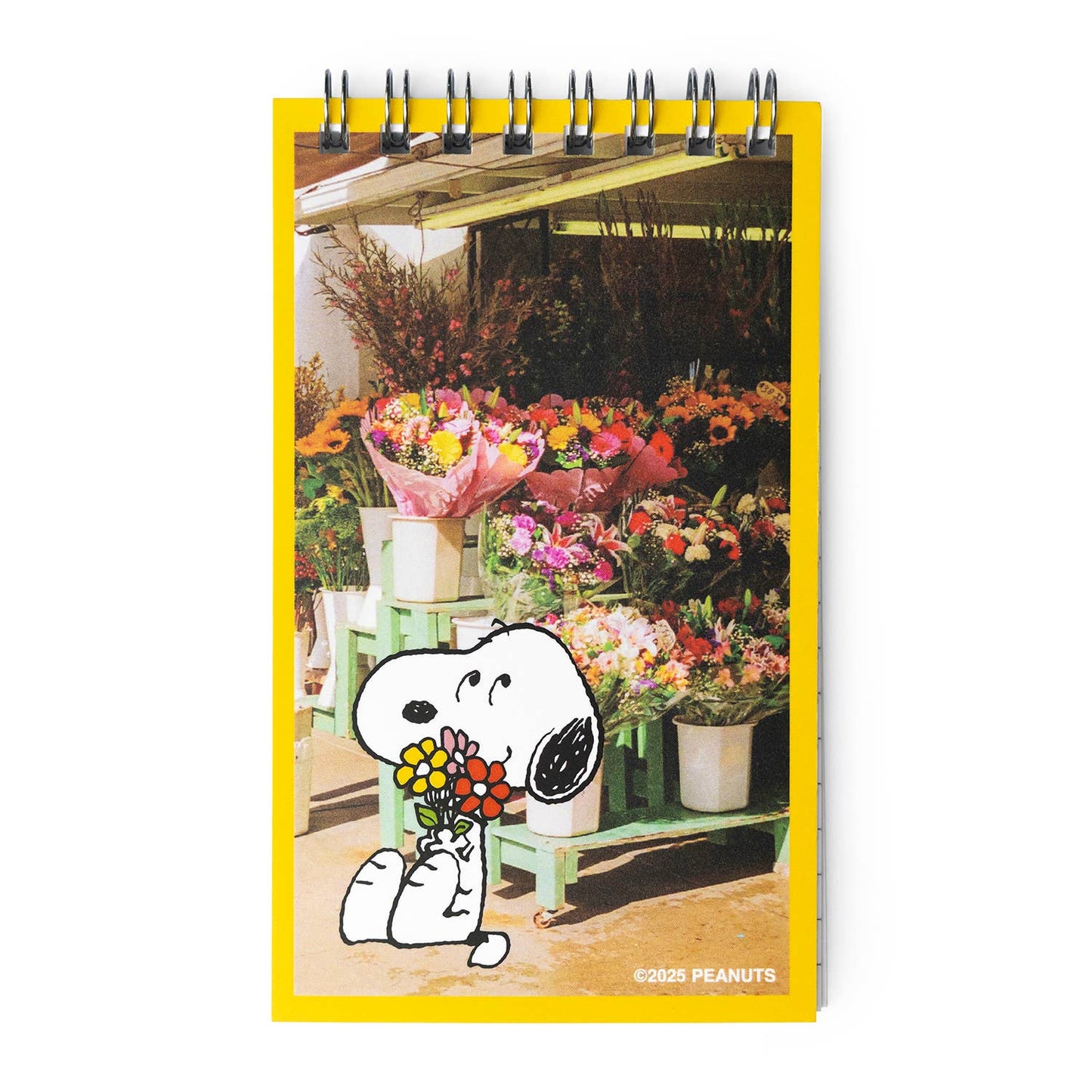 Three Potato Four - 3P4 x Peanuts® - Snoopy Flower Bouquet Mini Memo Pad