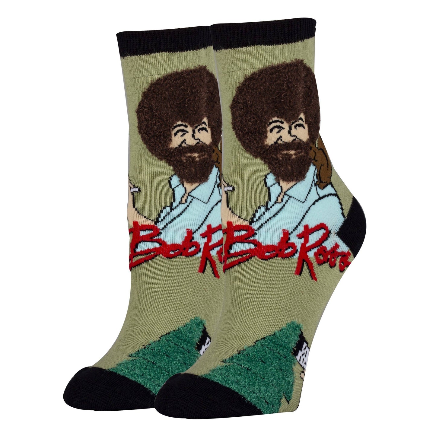 Oooh Yeah/Sock It Up/Oooh Geez Slippers - Painting Bob Ross  Women's Socks
