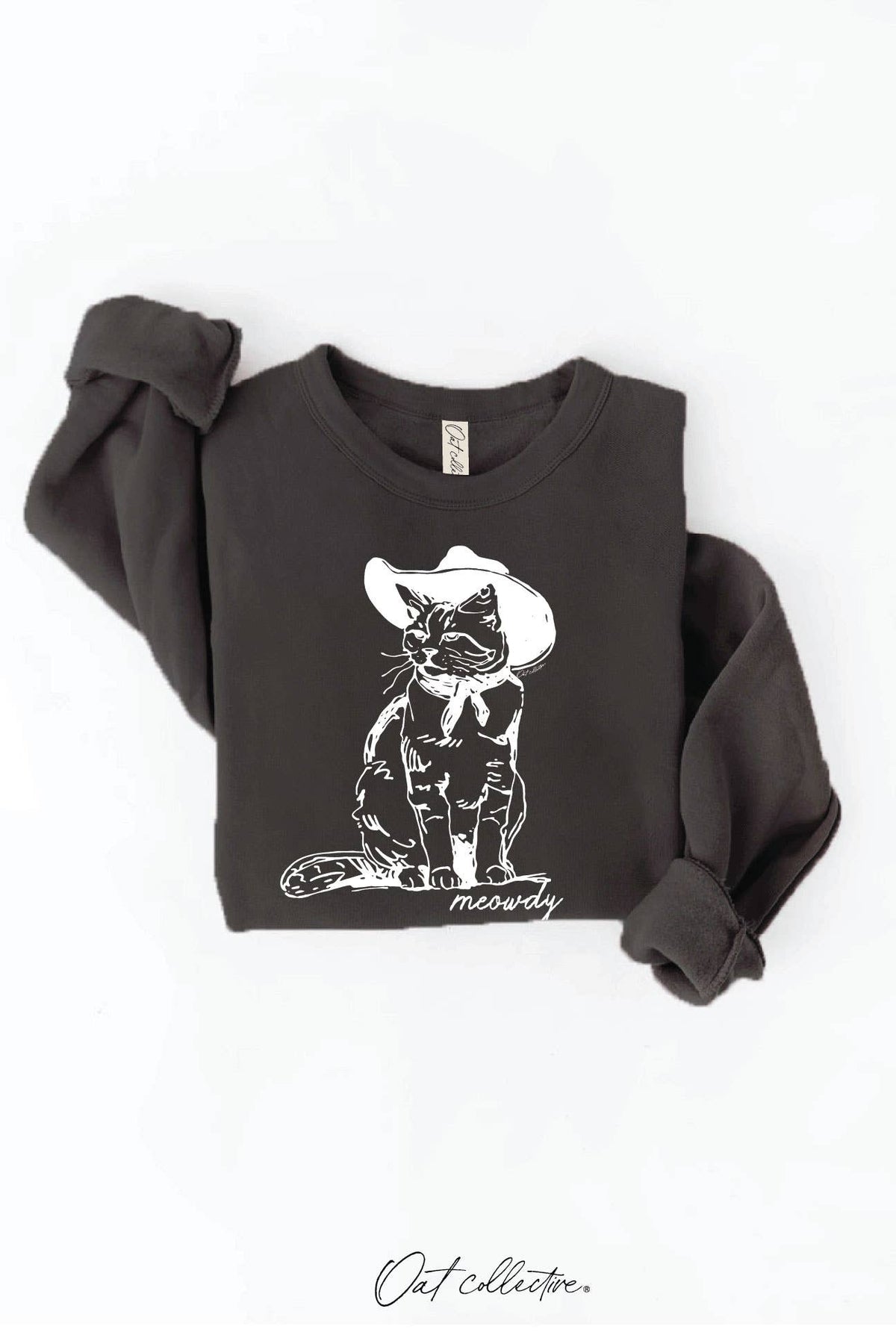 OAT COLLECTIVE - MEOWDY Graphic Sweatshirt